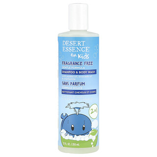 Desert Essence, Sampo & Sabun Mandi untuk Anak, Bebas Pewangi, 355 ml (12 ons cairan)