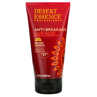 Desert Essence, 切れ毛対策ヘアマスク、150.8ml（5.1液量オンス）
