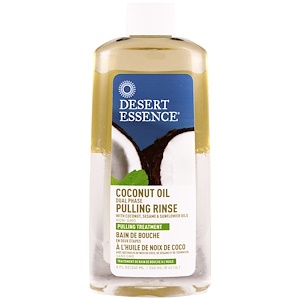 Desert Essence, Coconut Oil Pulling Rinse, 8 fl oz (240 ml)