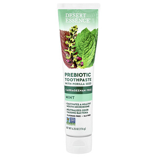 Desert Essence, Prebiotic Toothpaste with Perilla Seed, Mint, 6.25 oz (176 g)