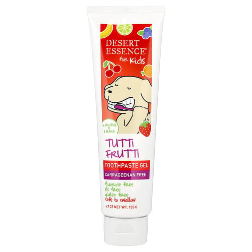 Desert Essence, Kids, Zahnpasta-Gel, Tutti Frutti, 133 g (4,7 oz.)