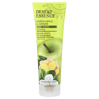 Desert Essence, Gel de ducha, Manzana verde y jengibre, 237 ml (8 oz. Líq.)