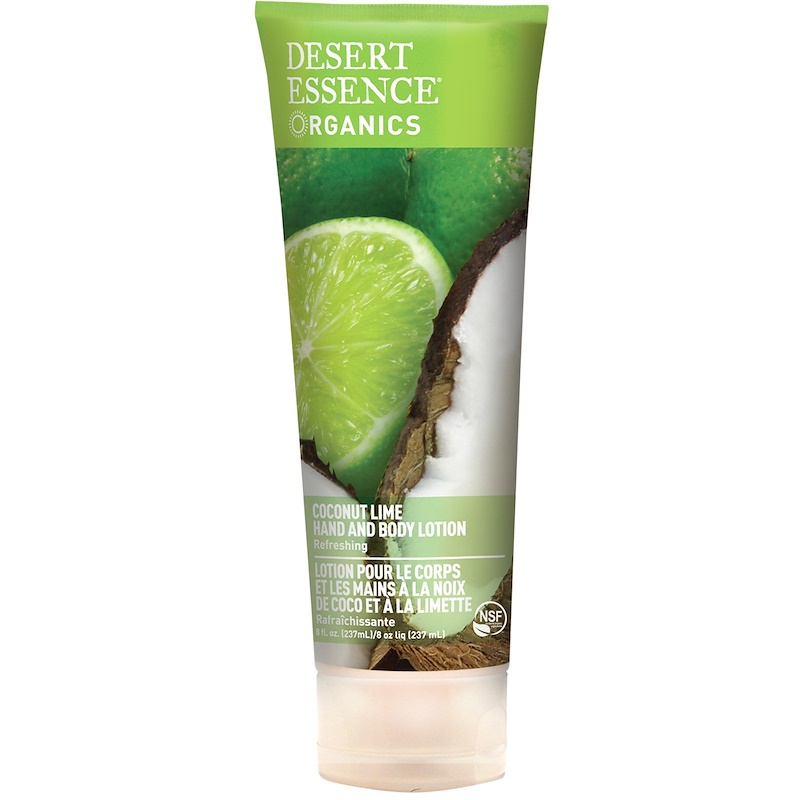 Desert Essence, Organics, Hand and Body Lotion, Coconut Lime, 8 fl oz