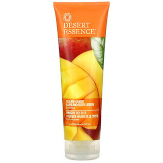 Desert Essence, Hand- + Körperlotion,Island Mango, 8 fl oz (237 ml)