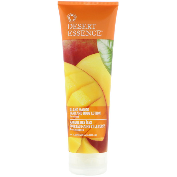 Desert Essence, Hand and Body Lotion, Island Mango, 8 fl oz (237 ml