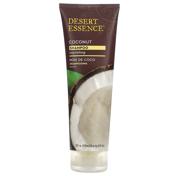 Desert Essence‏, שמפו מזין בניחוח קוקוס, 237 מ"ל (8 אונקיות נוזל)