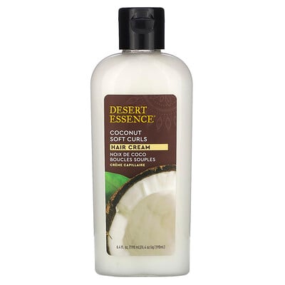 Купить Desert Essence Soft Curls, крем с кокосом для волос, 190 мл (6, 4 жидк. унции)