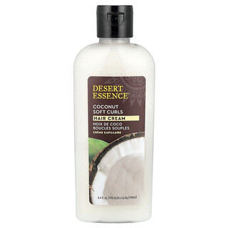 Desert Essence, Creme para Cabelos Coconut Soft Curls, 190 ml (6,4 fl oz)