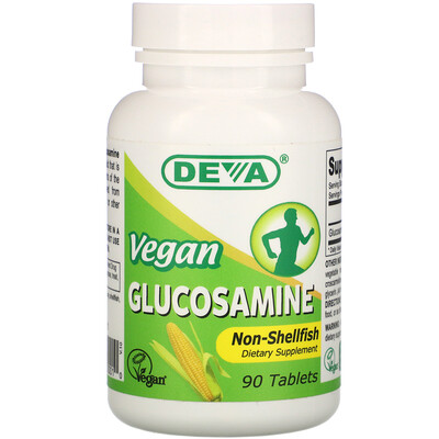 Deva Vegan Glucosamine, 90 Tablets