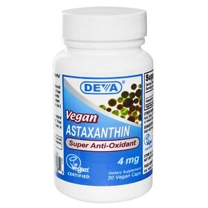 Отзывы о Дева, Vegan, Astaxanthin, 4 mg, 30 Vegan Caps