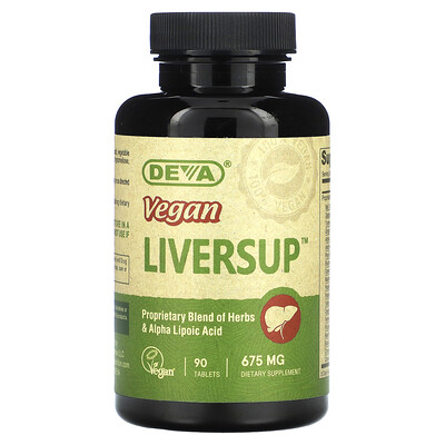 

Deva Vegan Liversup 675 mg 90 Tablets