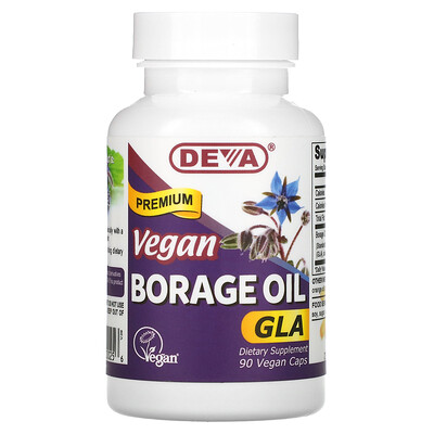 

Deva Premium Vegan Borage Oil GLA 90 Vegan Caps