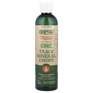 Deva, Vegan Low Sodium Ionic Trace Mineral Drops , 8 fl oz (237 ml)