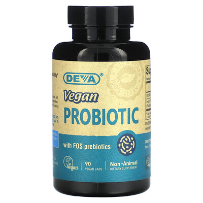 

Deva Vegan Probiotic with FOS Prebiotic 90 Vegan Caps
