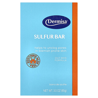 Dermisa, Svaveltvål, för fet hud, 85 g