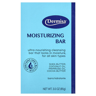 Dermisa, Moisturizing Bar Soap, For All Skin Types, 3 oz (85 g)