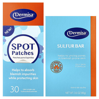 Dermisa, Acne Kit, For All Skin Types, 2 Piece Kit