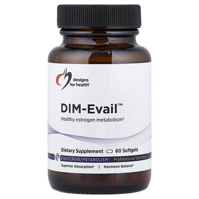 Designs For Health, DIM-Evail™, 100 mg, 60 cápsulas blandas