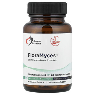 Designs For Health, FloraMyces™，60 粒素食膠囊（每粒膠囊 250 毫克）