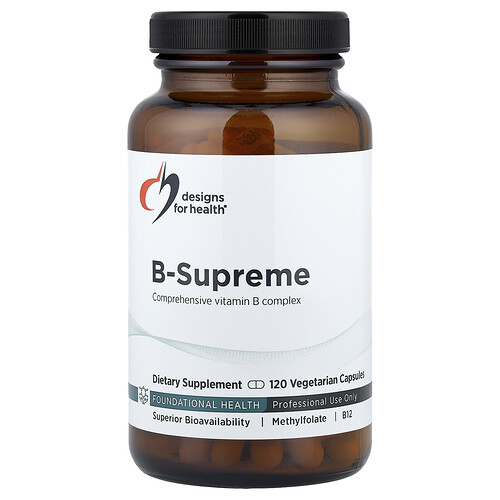 Designs For Health, Vitamina B-Supreme, 120 cápsulas vegetales