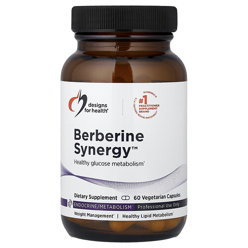 Designs For Health, Berberina Synergy™, 60 cápsulas vegetales
