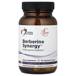 Designs For Health, Berberine Synergy™, 60 Vejetaryen Kapsül
