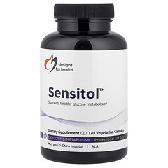 Sensitol™, міо та D-хіроінозитол, АЛК, 120 вегетаріанських капсул