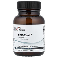 ADK Evail™, жиророзчинний комплекс із GG, 60 капсул