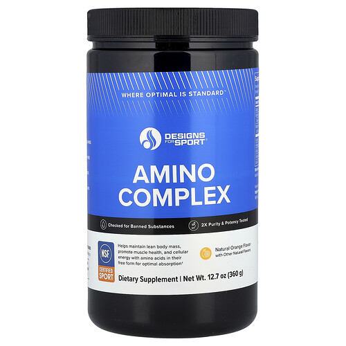 Designs For Health, Complejo de aminoácidos, Naranja natural, 360 g (12,7 oz)