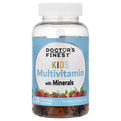 Photos - Vitamins & Minerals Multi Doctor's Finest, Kids Multivitamin Gummies with Minerals, Fruit, 120 Gummies DFN-00752