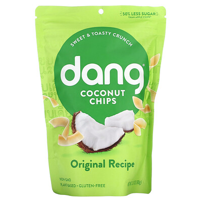 

Dang, Coconut Chips, Original Recipe, 3.17 oz (90 g)