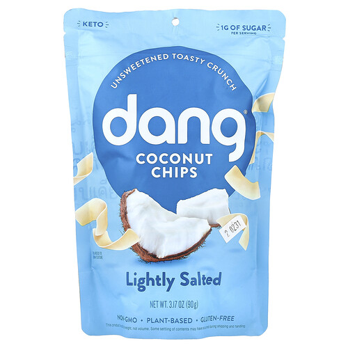 Dang Foods, Coconut Chips, Lightly Salted, 3.17 oz (90 g)