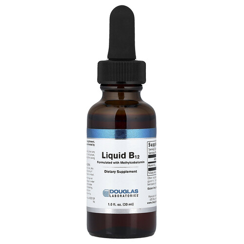 Douglas Laboratories, Liquid B12, 1 fl oz (30 ml)