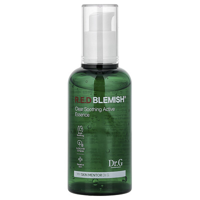 Dr. G, RED Blemish®, Esencia activa transparente y calmante, Para piel sensible, 80 ml (2,7 oz. líq.)