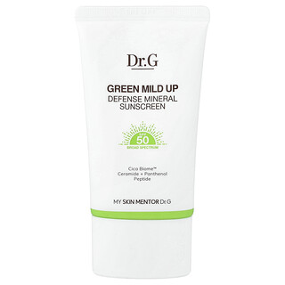 Dr. G, Green Mild Up, Defense Mineral Sunscreen, SPF50, 1.69 fl oz (50 ml)