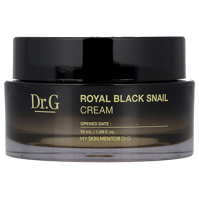 Dr. G, Crema con baba de caracol negro real, 50 ml (1,69 oz. líq.)