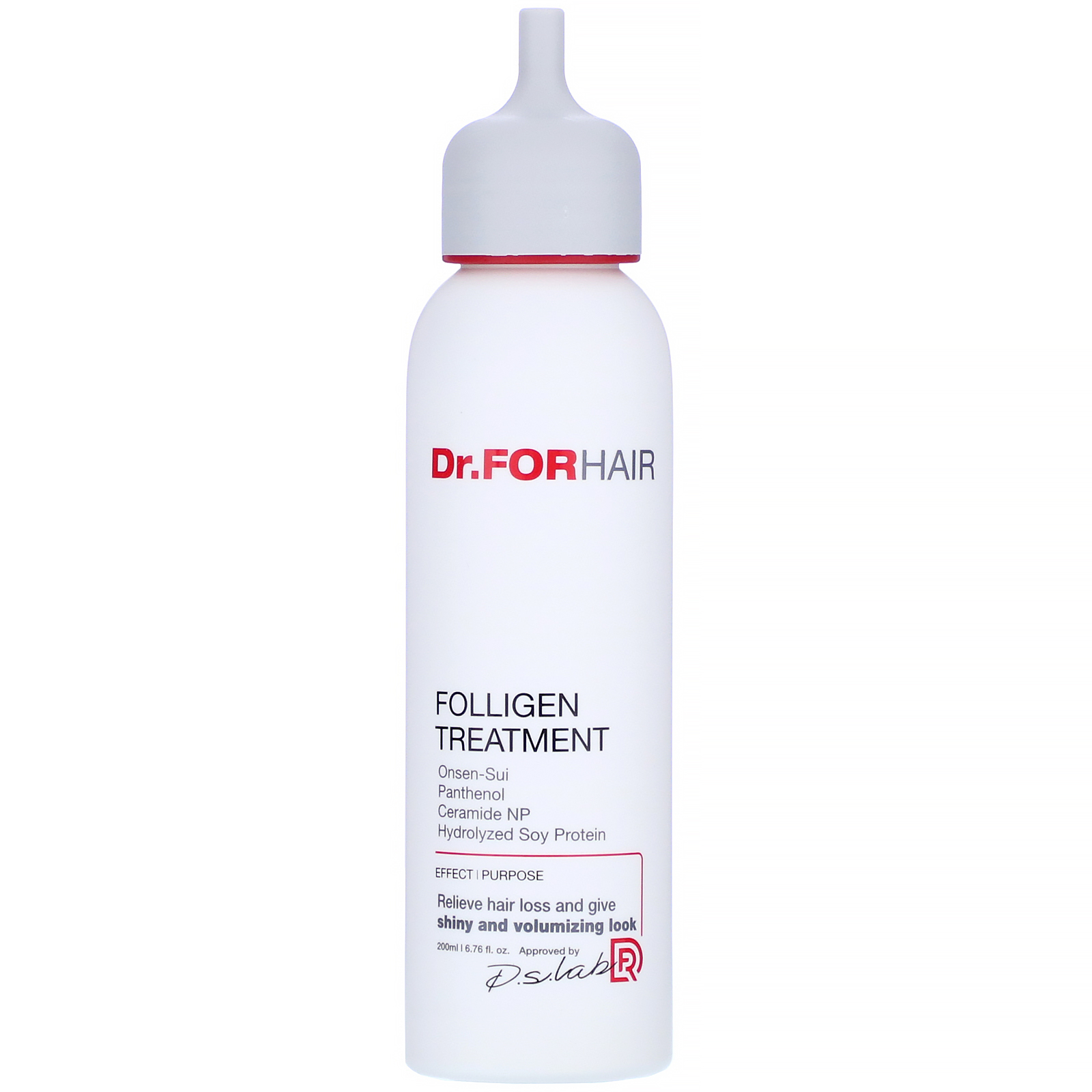 春天 脫髮 護髮 Dr.ForHair, Folligen 發力健乳液，6.76 液量盎司（200 毫升）