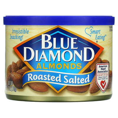 Blue Diamond Миндаль, обжаренный с солью, 170 г (6 унций)