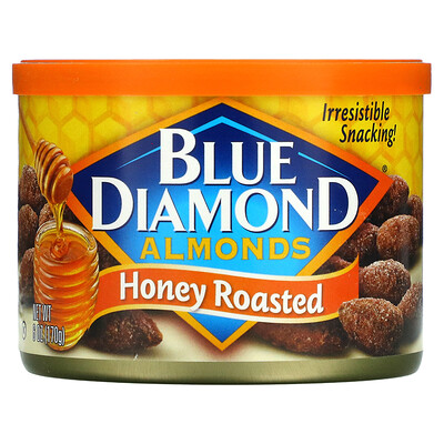Blue Diamond Миндаль, обжаренный с медом, 170 г (6 унций)