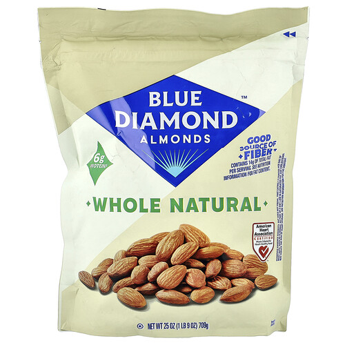 Blue Diamond Almonds Whole Natural 25 oz 709 g