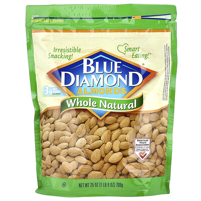 Blue Diamond Almonds Whole Natural 25 oz 709 g