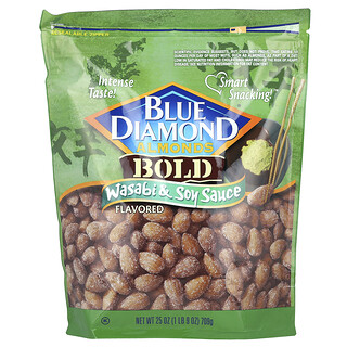 Blue Diamond, Amandelen, vet, wasabi en sojasaus, 709 g