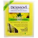 Dickinson Brands, Освежающие влажные салфетки Original Witch Hazel On the Go, 20 шт в упаковке, 12,7 х 17,8 см (5″ x 7″) отзывы