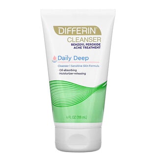 Differin, Agente de limpieza profunda diario, 118 ml (4 oz. líq.)