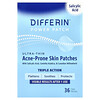 Differin, Power Patch, Parches ultradelgados para piel propensa al acné, 36 parches transparentes