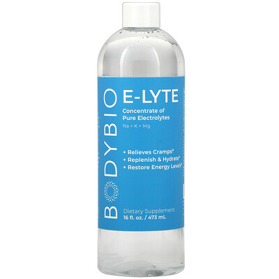BodyBio E-Lyte, 16 fl oz (473 ml)