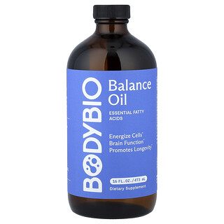 BodyBio, Óleo para Equilíbrio, Ácidos Graxos Essenciais, 473 ml (16 fl oz)