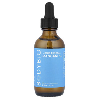 BodyBio, Manganeso mineral líquido, 59 ml (2 oz. líq.)