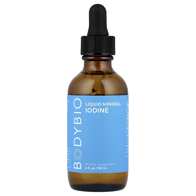 Product Image for BodyBio, Iodine Liquid Mineral, 2 fl oz (59 ml)