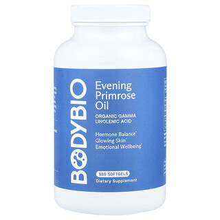 BodyBio, Evening Primrose Oil, 180 Capsules